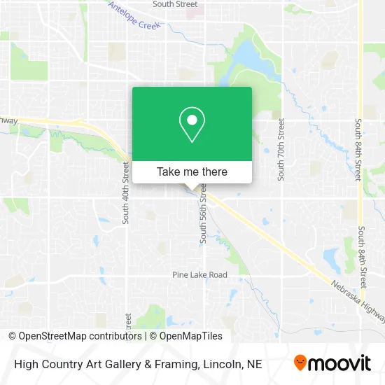 High Country Art Gallery & Framing map