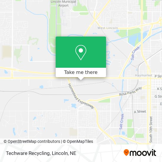 Techware Recycling map