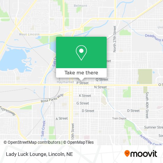 Lady Luck Lounge map