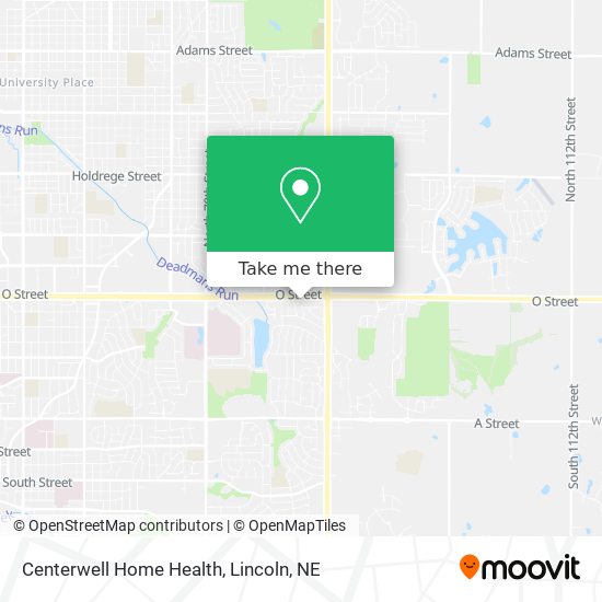 Mapa de Centerwell Home Health