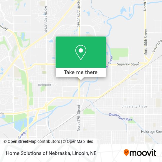 Home Solutions of Nebraska map