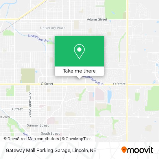 Gateway Mall Parking Garage map