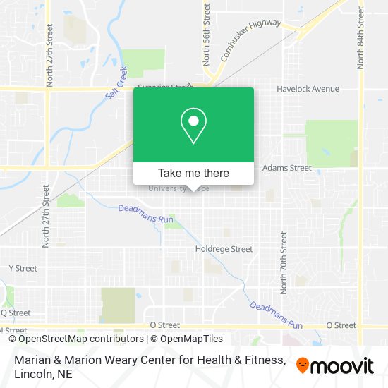 Marian & Marion Weary Center for Health & Fitness map