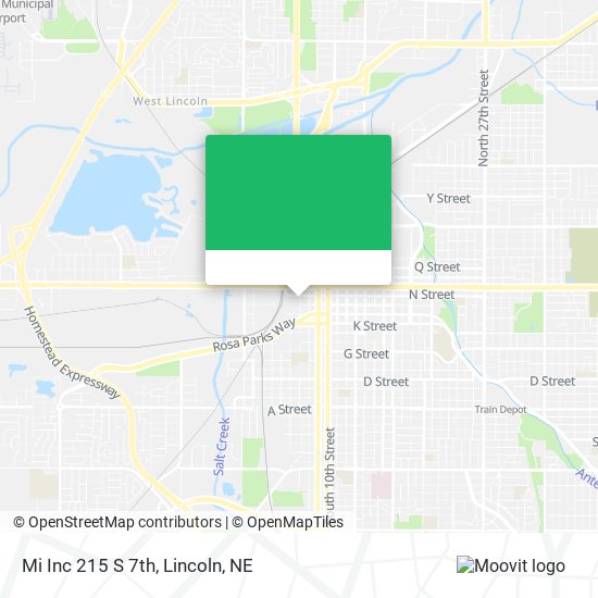 Mi Inc 215 S 7th map
