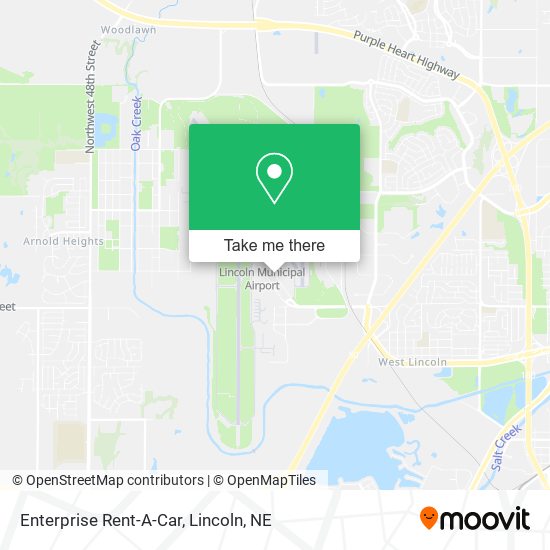 Enterprise Rent-A-Car map