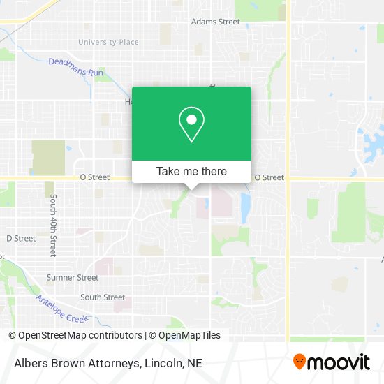 Albers Brown Attorneys map