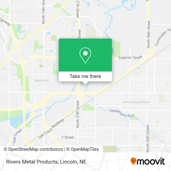 Rivers Metal Products map