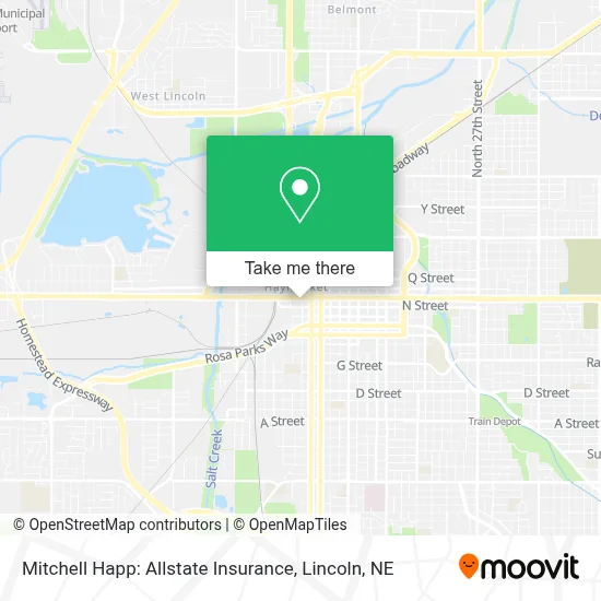 Mitchell Happ: Allstate Insurance map