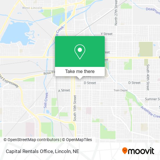 Mapa de Capital Rentals Office