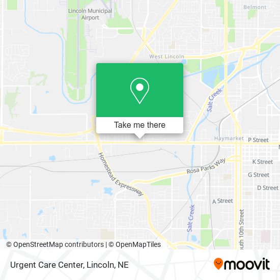 Urgent Care Center map