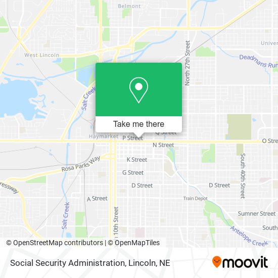 Social Security Administration map