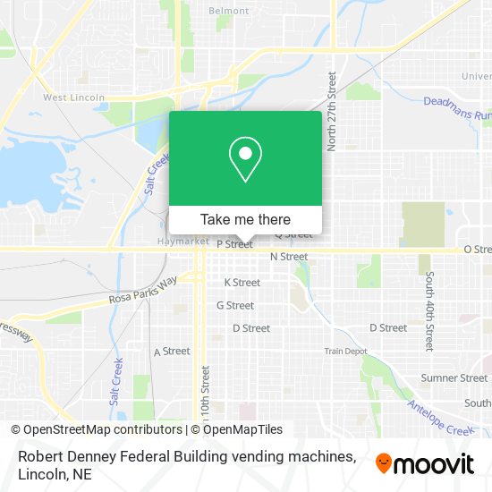 Robert Denney Federal Building vending machines map