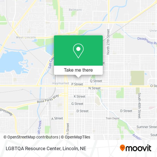 LGBTQA Resource Center map