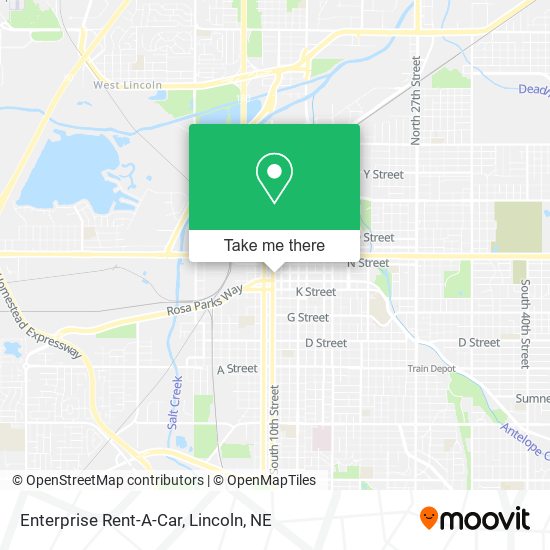 Enterprise Rent-A-Car map