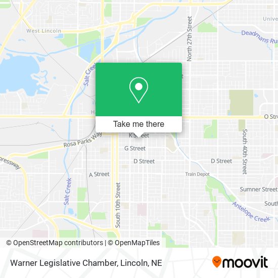 Warner Legislative Chamber map