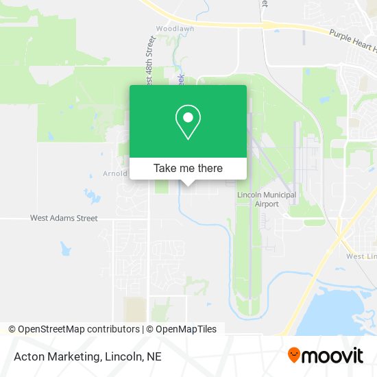 Acton Marketing map