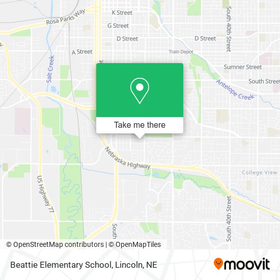 Beattie Elementary School map