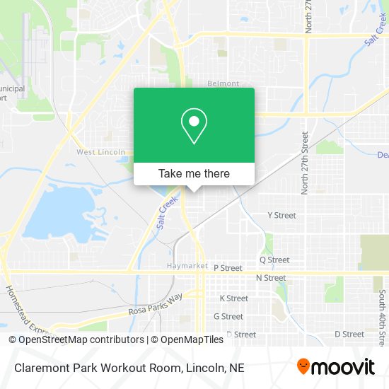 Claremont Park Workout Room map