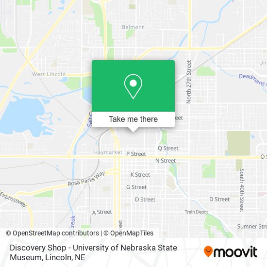 Discovery Shop - University of Nebraska State Museum map