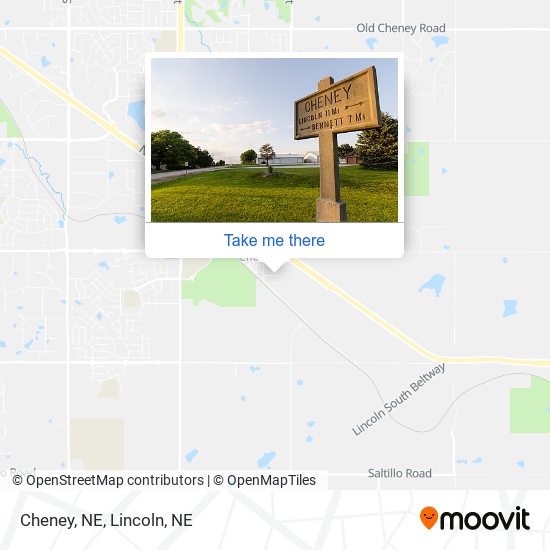 Cheney, NE map