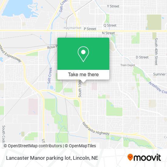 Lancaster Manor parking lot map