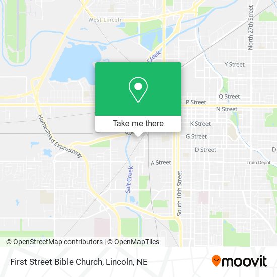 First Street Bible Church map