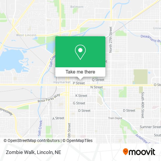 Zombie Walk map