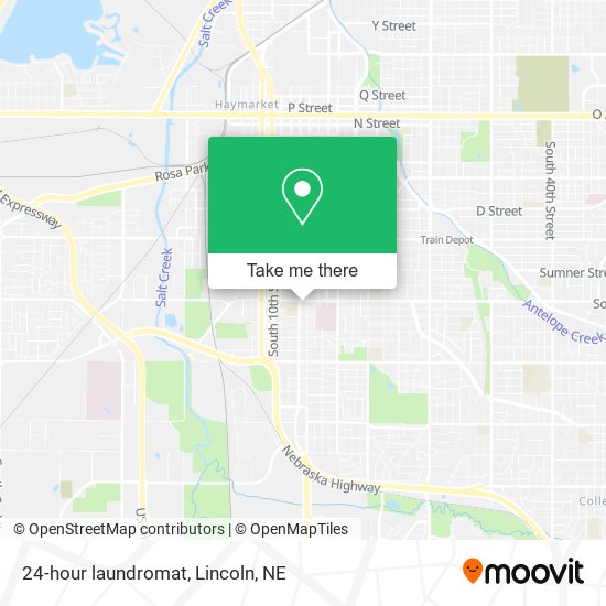 Mapa de 24-hour laundromat