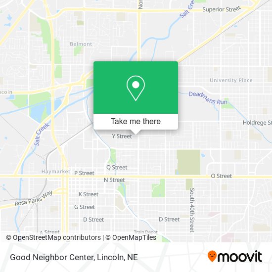 Good Neighbor Center map