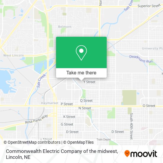 Mapa de Commonwealth Electric Company of the midwest