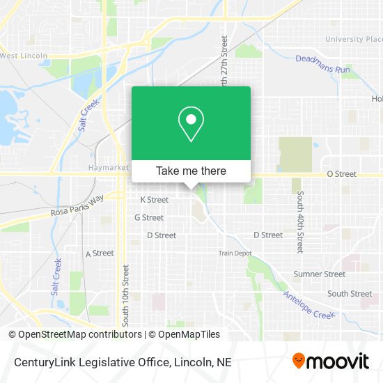 CenturyLink Legislative Office map