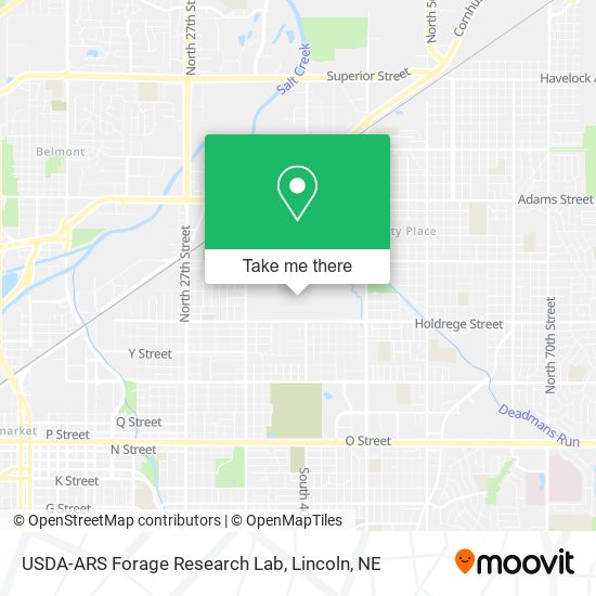 USDA-ARS Forage Research Lab map