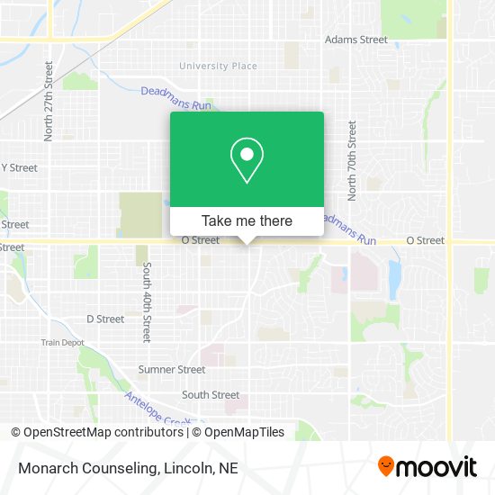 Monarch Counseling map