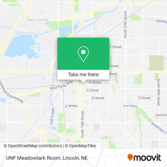 UNF Meadowlark Room map