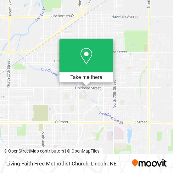 Mapa de Living Faith Free Methodist Church