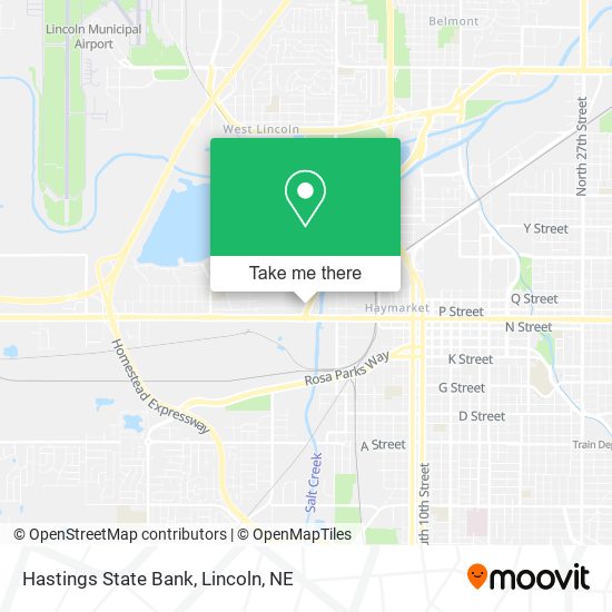 Hastings State Bank map