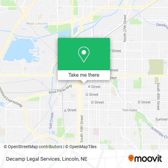 Decamp Legal Services map