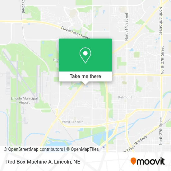 Red Box Machine A map
