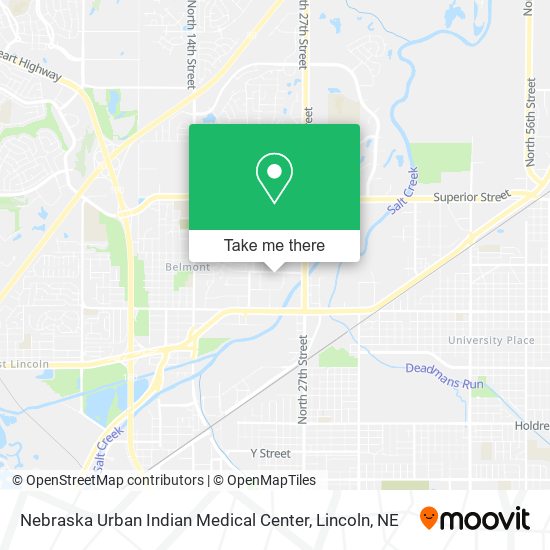 Nebraska Urban Indian Medical Center map