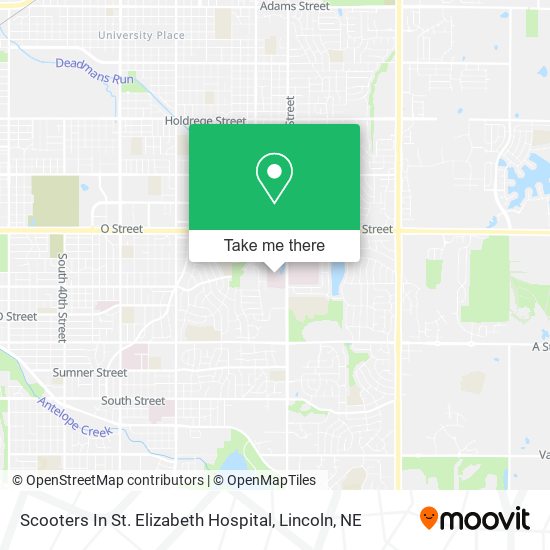 Scooters In St. Elizabeth Hospital map