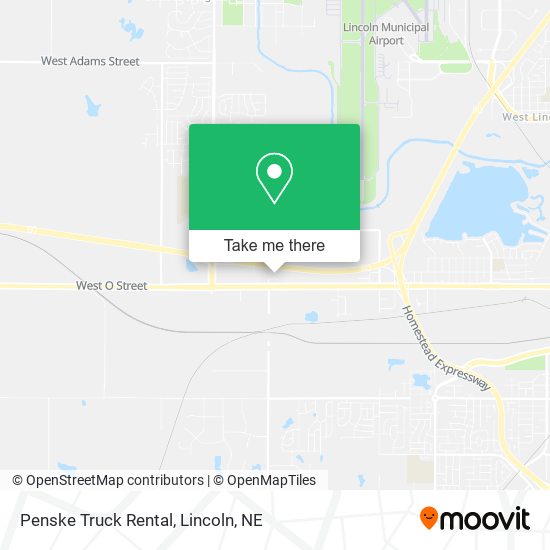 Penske Truck Rental map