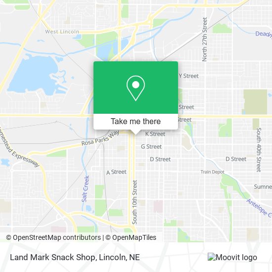 Land Mark Snack Shop map