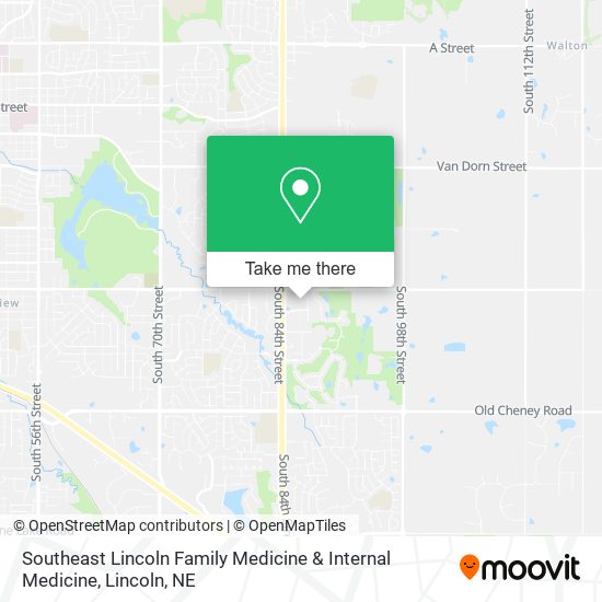 Southeast Lincoln Family Medicine & Internal Medicine map