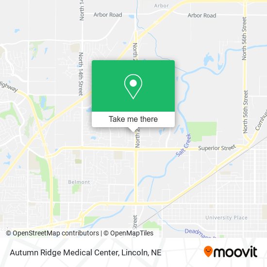 Autumn Ridge Medical Center map