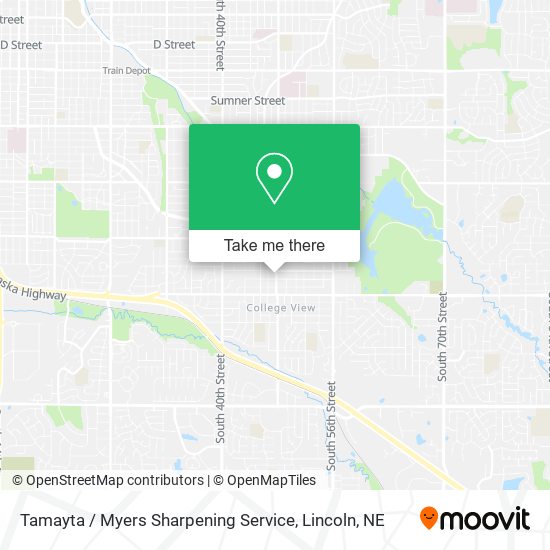 Tamayta / Myers Sharpening Service map