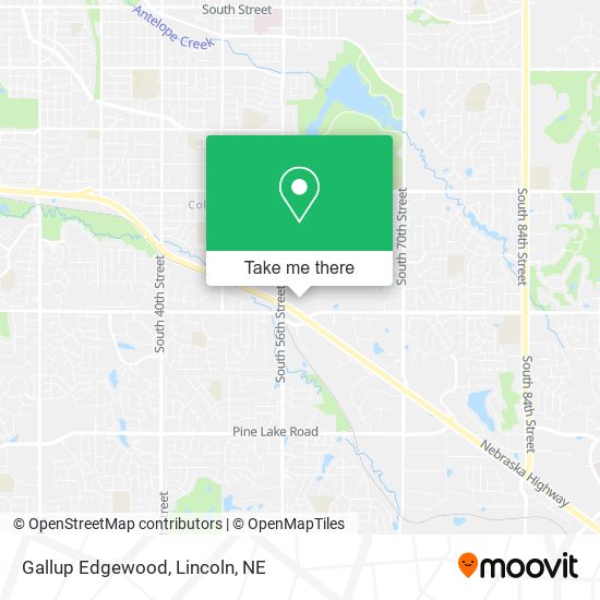 Gallup Edgewood map