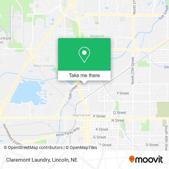 Claremont Laundry map