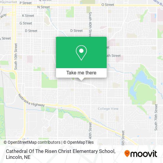 Cathedral Of The Risen Christ Elementary School map