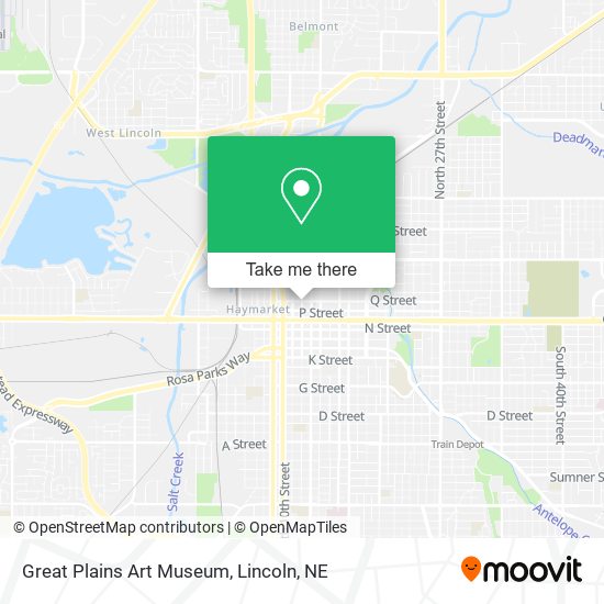 Great Plains Art Museum map