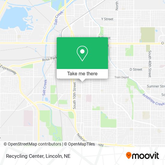 Recycling Center map